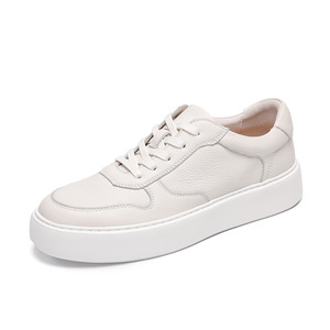 Zapatillas Deportivas Blancas para Hombre, Estilo Moderno, Suela Gruesa, Tendencia Deportiva Informal - Product Image 1
