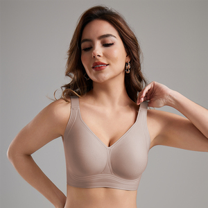 <span class=keywords><strong>Sujetador</strong></span> Deportivo Inalámbrico Transpirable con Estampado de Leopardo, Delgado, <span class=keywords><strong>Sin</strong></span> Costuras, Talla Grande, Cobertura Total, Cómodo para Uso Diario, para Mujer - Product Image 2