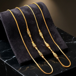 Wholesale 14K 18K 24K Micro Gold Mopu <b>Chain</b> <b>Necklaces</b>, Brass <b>Chain</b>, Fashion <b>Chains</b> <b>Necklaces</b>, 24K Gold Plated CZ Stone Jewelry. - Product Image 1