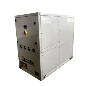 High Efficient 10 Ton Water Cooling Chiller 35KW Industrial Water Cooling System With Water Cooling Tower