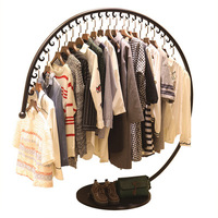 Présentoir Créatif Type Sur Pied, Beau Portant Circulaire pour Vêtements