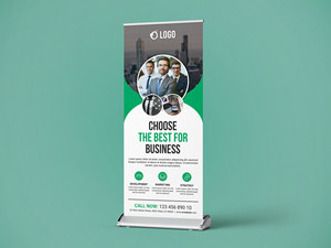 Đáng tin cậy cơ sở đứng thời tiết in kỹ thuật số có thể thu vào ngoài trời cuộn lên biểu ngữ tùy chỉnh kích thước cuộn lên biểu ngữ - Product Image 2