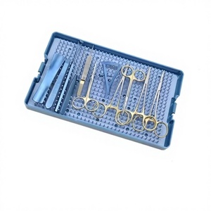 Set de Cirugía Oftálmica: Tijeras para Párpados Dobles, Portaagujas Oftálmico, Pinzas Hemostáticas, Instrumento Manual de Plástica Cosmética - Product Image 1