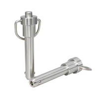 Goupille de verrouillage à bille durable Dia 5mm 10mm Loquet à ressort en acier inoxydable à verrouillage rapide pour gabarit et robotique