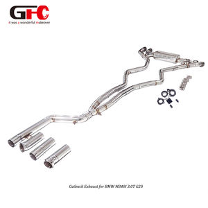 Sistema de Escape Cat-Back con Válvula de Silenciador en Materiales Personalizados para BMW M340i G20 <span class=keywords><strong>M440i</strong></span> G22 B58 3.0T Sistema de Escape Valvetronic - Product Image 4