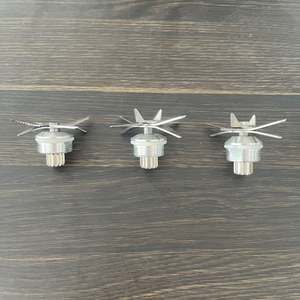 Aksesoris Blender Mixer 2 in 1 Pisau Baja Tahan Karat Double Cup Silver crest Blender 4500w 6/8 Bilah - Product Image 5