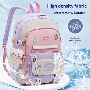 Mochila Escolar Moderna para Niñas de Primaria y Secundaria, Transpirable, Ligera, de Poliéster Curvado - Product Image 3