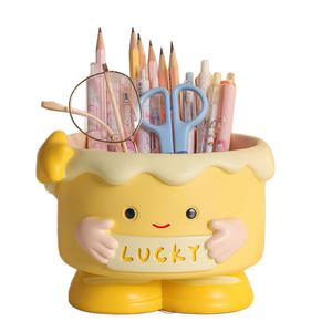 Portalápices Divertido con Forma de Pastel, Almacenamiento de Llaves para el Porche, Adorno Multifuncional, Decoración de Escritorio, Lindo Regalo de Inauguración de Casa o Cumpleaños, Resina Epoxi - Product Image 5