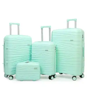 高品质环游世界带伸缩手柄的行李箱20 24 28英寸总统行李箱