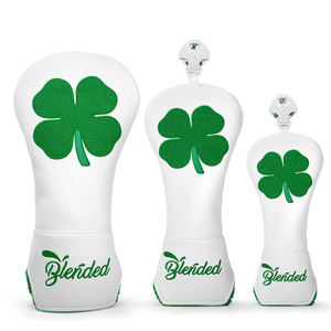 Wholesale Price Pu Leather Golf <b>Headcover</b> <b>Driver</b> Wood Custom Design Embroidery Patch Golf Club Head Cover - Product Image 1