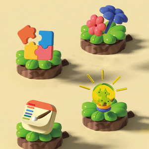 Regalo per la Festa dei Bambini AJB, Blocchi da Costruzione con Simulazione di Foreste Naturali e Animali, Giocattoli Educativi da Assemblare per Bambini - Product Image 3