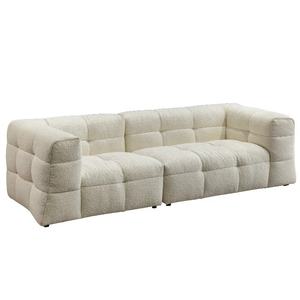 Super <span class=keywords><strong>confortevole</strong></span> high arm lazy boucle appartamento soggiorno divani in zucchero filato divano - Product Image 2