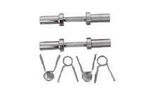 Accessoire de musculation pour salle de sport, barre d'haltères de 40 cm, 28 mm, barre d'haltères olympique, poids libres, barre de musculation, barre d'haltères de 50 mm