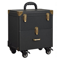 Sac de transport pour vernis à ongles, outil de manucure avec compartiments, mallette d'entraînement pour les professionnels