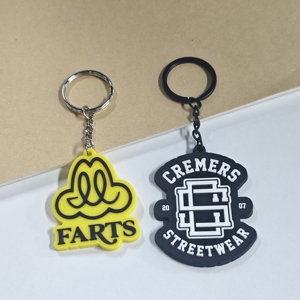 Design 2024 Wholesale NEW Design Custom Logo Rubber <b>Keychains</b> <b>Personalized</b> PVC <b>Keychains</b> Customized Silicone Keyring - Product Image 5