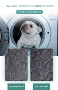 Tapis de toilette lavable et écologique pour animaux de compagnie, tapis d'apprentissage réutilisable pour chiots, tapis imperméable et anti-fuite pour chien - Product Image 4
