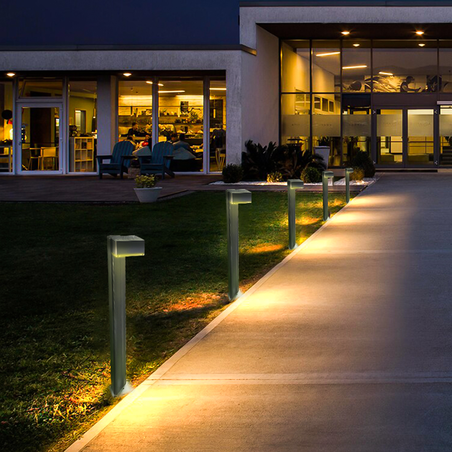 Outdoor Bollard Light 7 Character Design Garden Community Path Post Light Patio Led China Solar Lawn Lights