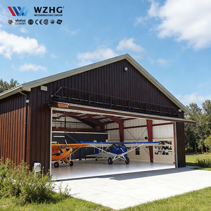 Hangar à structure légère en acier sans colonnes pour jets privés - Product Image 1