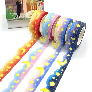 Betrouwbare Matrijs Washi Tape Fabrikant Regenboog Print Milieuvriendelijke En Herbruikbare Tape