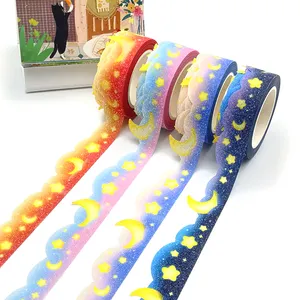 Đáng tin cậy chết cắt Washi nhà sản xuất băng raindbow in thân thiện với môi trường và tái sử dụng băng