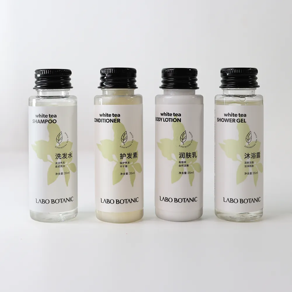 Factory custom premium brand White Tea Set Refreshing smell charming shampoo conditioner Body wash lotion can be customized