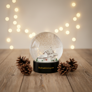 Boule de neige en résine peinte à la main personnalisée 120 mm Boule de cristal Projet <span class=keywords><strong>immobilier</strong></span> Souvenir d'usine Emballage en boîte en papier - Product Image 6