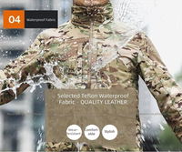 Veste tactique camouflage pour homme, imperméable, épaisse, chaude, coupe-vent, manteau d'hiver, fabrication OEM