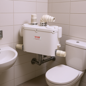 Bomba de Agua para Inodoro y Lavabo Vevor, 500W, 29 GPM, Bomba Maceradora de Agua - Product Image 2