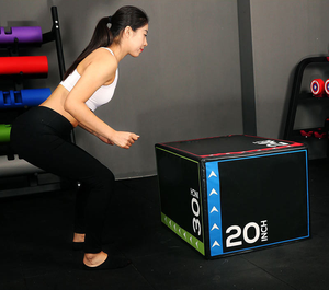 Box <span class=keywords><strong>Fitness</strong></span> Tre-in-Uno per Allenamento Esplosivo e ad Alto Rimbalzo - Ideale per <span class=keywords><strong>Fitness</strong></span> Privato - Product Image 2