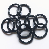 Juntas tóricas de goma de silicona Epdm de alta precisión personalizadas Fkm Hnbr Nbr Fkm, juntas tóricas