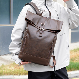 New Style Backpack for Men Large Capacity Commuting Casual Trendy Travel Backpack Lightweight <b>Computer</b> <b>Bag</b> College Student <b>Bag</b> - Product Image 3
