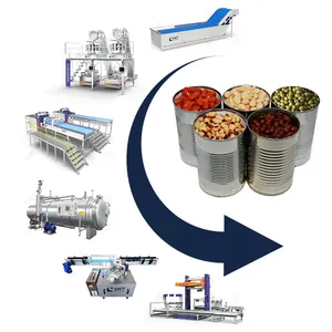 Canned Broad Beans In Brine Packaging Machine Canned Food Production Line