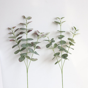 Feuilles d'eucalyptus artificielles Haoche, plante feuille de monnaie, décoration de mariage, verdure pour la maison et le bureau 3CYJL001 - Product Image 2