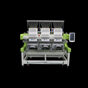 Machine à broder à grande vitesse FUJA à 3 têtes, pour usage domestique, nouvelle, écran tactile de 10 pouces, 1200 tr/min, machine à coudre industrielle de haute précision - Product Image 1