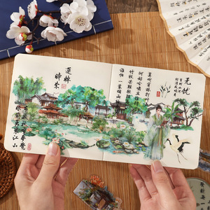 Paquete de 10 Hojas de Pegatinas Vintage Europeas Glamorosas para Diarios Escritos a Mano, Paquete de Pegatinas para Materiales de Diario - Product Image 4