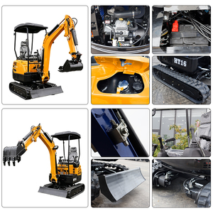 Productos Más Vendidos: Mini Excavadora Ligera HT16 de 1.6 Toneladas, Altura de Excavación 2785mm, Cabina Cerrada Opcional para Proyectos Pequeños - Product Image 6