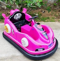 Voiture tamponneuse électrique lumineuse parent-enfant pour usage extérieur, équipement de divertissement rechargeable, couleur personnalisable pour jardin, fabriqué en Chine