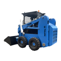 Mini Wheel Loader TS50W Efisiensi Tinggi 40KW Mesin Xinchai, Loader Depan Kecil Dengan Lampiran Kerja Opsional