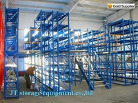 Étagères de stockage industrielles pour entrepôt, mezzanine, loft, robustes, durables, en acier, multi-niveaux, gain de place