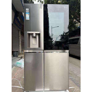 4-Door 655L French Side-By-Side Frost-Free <b>Refrigerator</b> Stainless Steel Touch Visual Door Portable for US Household Hotel Use Si - Product Image 5