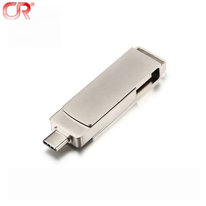 Metal OTG USB Flash Drive 3.0 2.0 Pen Drive Type C USB Key 64GB PenDrive 32GB OEM/ODM Custom U Disk <strong>Memory</strong> Cle Usb <strong>Stick</strong> - Product Image 4