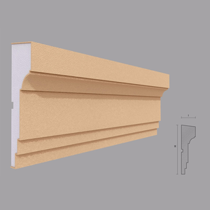 Corniches, supports de corniches, supports de cadres de fenêtres, supports de poutres en mousse EPS, design contemporain, durables, écologiques, pour la décoration de bâtiments - Product Image 1