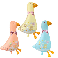 Cadeau préféré des enfants, fournisseur de ballons, joie enfantine, oie gonflable 55*78 CM, oie de dessin animé pour thème extérieur et baby shower
