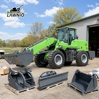 Chargeur télescopique LAWNIO à bras articulé robuste avec flèche de levage haute performance pour chargeur diesel à alimentation par trémie, avec support technique professionnel
