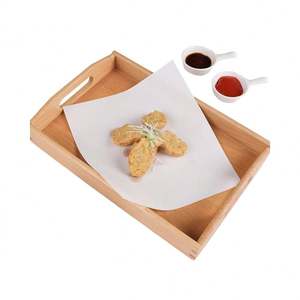 Papier sulfurisé double face enduit de cire, résistant à la graisse, qualité alimentaire, avec logo personnalisé, taille sur mesure, emballé en carton pour le pain - Product Image 1