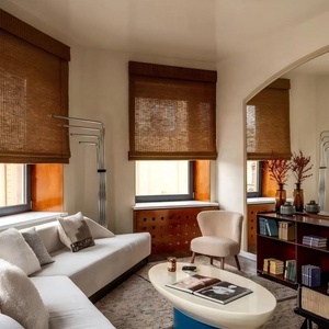 Natural <strong>Bamboo</strong> <strong>Roll</strong> <strong>Blinds</strong> Light Filtering Window Shades Sun UV Protection Privacy Screen Home Office Bedroom Balcony <strong>Patio</strong> - Product Image 4