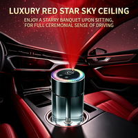 Diffuseur de parfum pour voiture ciel étoilé personnalisable F14, faible MOQ, 160 ml, 7 couleurs LED, nébuliseur de parfum portable USB pour voiture, vente en gros