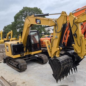 รถขุดตีนตะขาบ CAT 307.5 มือสอง ของแท้จาก Caterpillar ขนาด 7.5 ตัน รถขุดไฮดรอลิกขนาดเล็กสำหรับขาย - Product Image 3