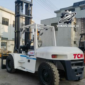 Montacargas TCM FD100Z8 de 10 toneladas, montacargas usado de Japón, 10 toneladas, motor Isuzu 6BG1, máquina usada, montacargas a gasolina, 3000 mm, 10000 kg - Product Image 2