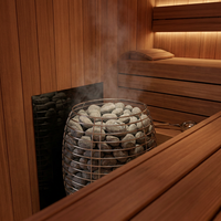 Unit Kombinasi Sauna Luar Ruangan dan Bak Mandi Es Terbaru